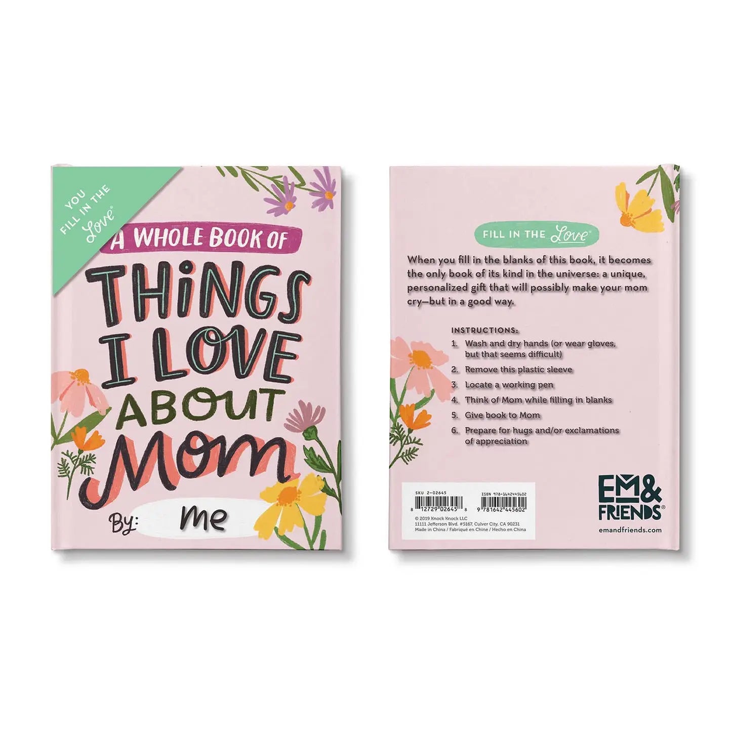 Hachette Book Group About Mom Fill in the Love Journal
