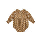 Rylee and Cru Cora Romper - Golden Fleur