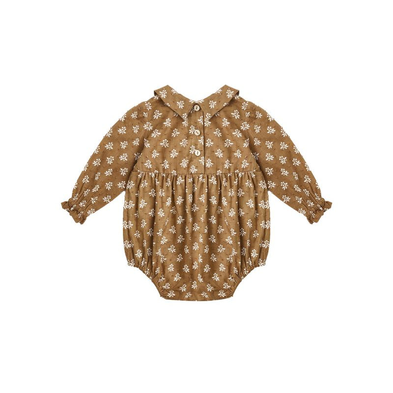 Rylee and Cru Cora Romper - Golden Fleur