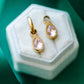 Pierced Co Pink Teardrop Gem Charms