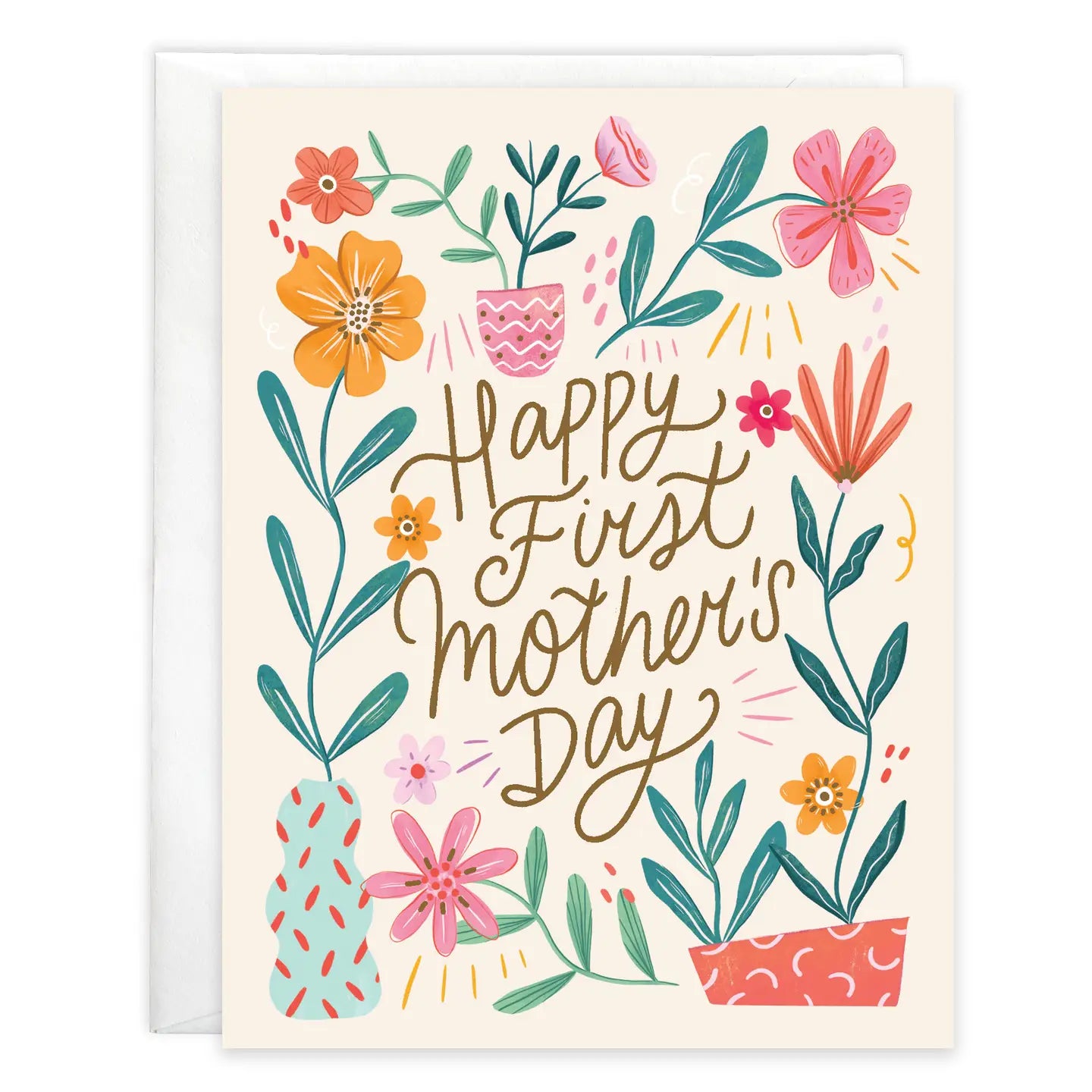 Gina B Designs Mother's Day Greeting Card - 1st Mother's Day