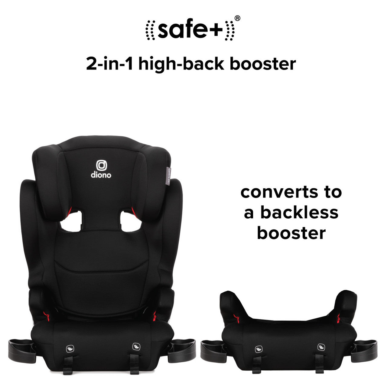 Diono Cambria 2XT Booster Car Seat - Black Storm