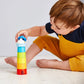 HABA USA Lighthouse Wooden Rainbow Stacker