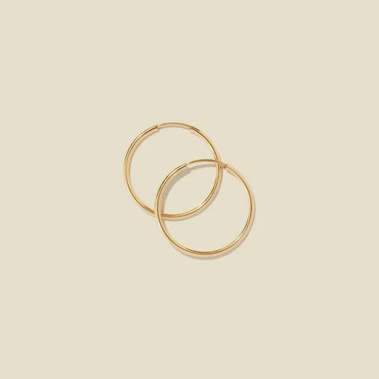Made by Mary Gold Filled Live In Hoop Earrings