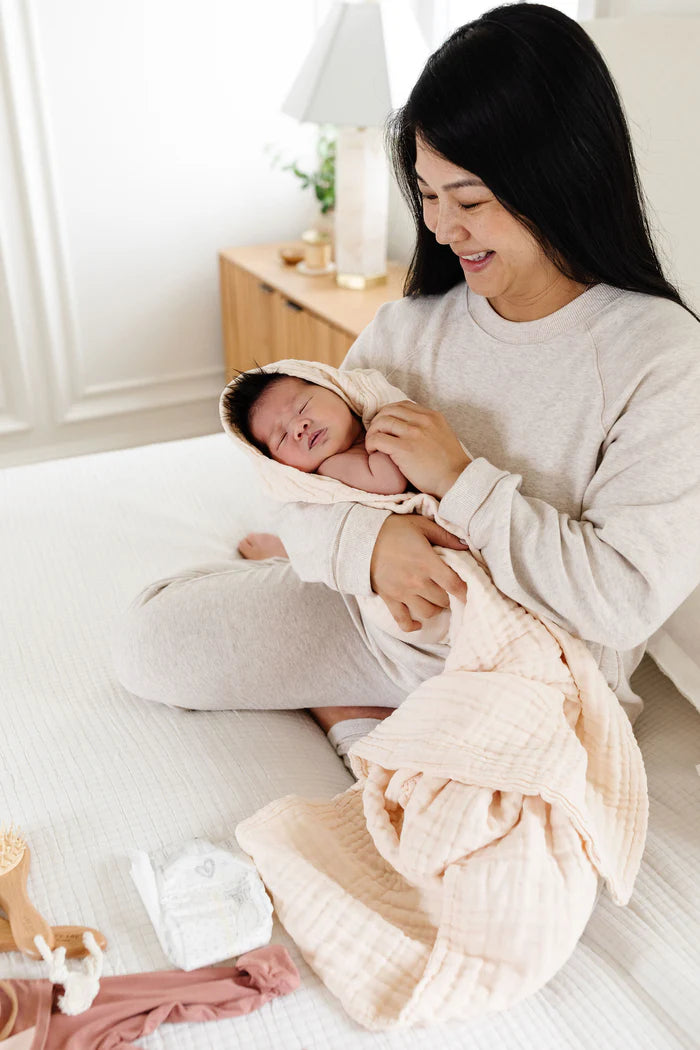 Lou Lou and Company Hooded Towel - Cream