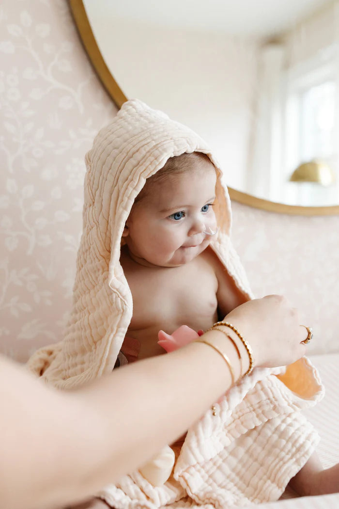 Lou Lou and Company Hooded Towel - Cream