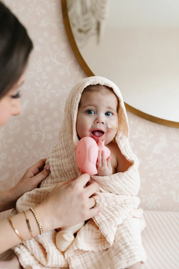 Lou Lou and Company Hooded Towel - Cream