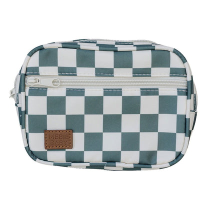 Mebie Baby Mini Fanny Pack - Green Checkered