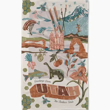 Geometry Tea Towel