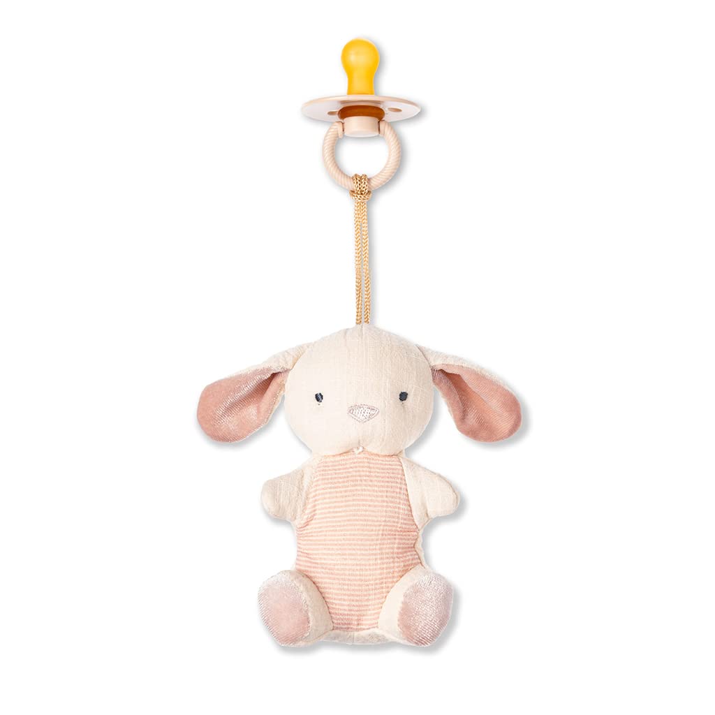 Itzy Ritzy Bitzy Pal Natural Rubber Pacifier and Lovey
