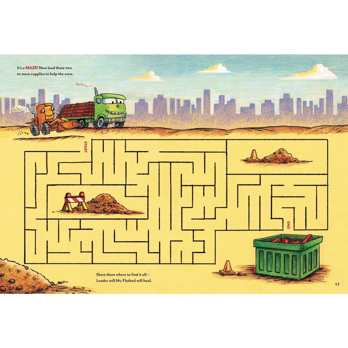 Chronicle Books Goodnight, Goodnight, Construction Site Sticker & Activity Book