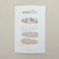 Emi Lei Fabric Hair Clip Snap Barrettes - Set of 4