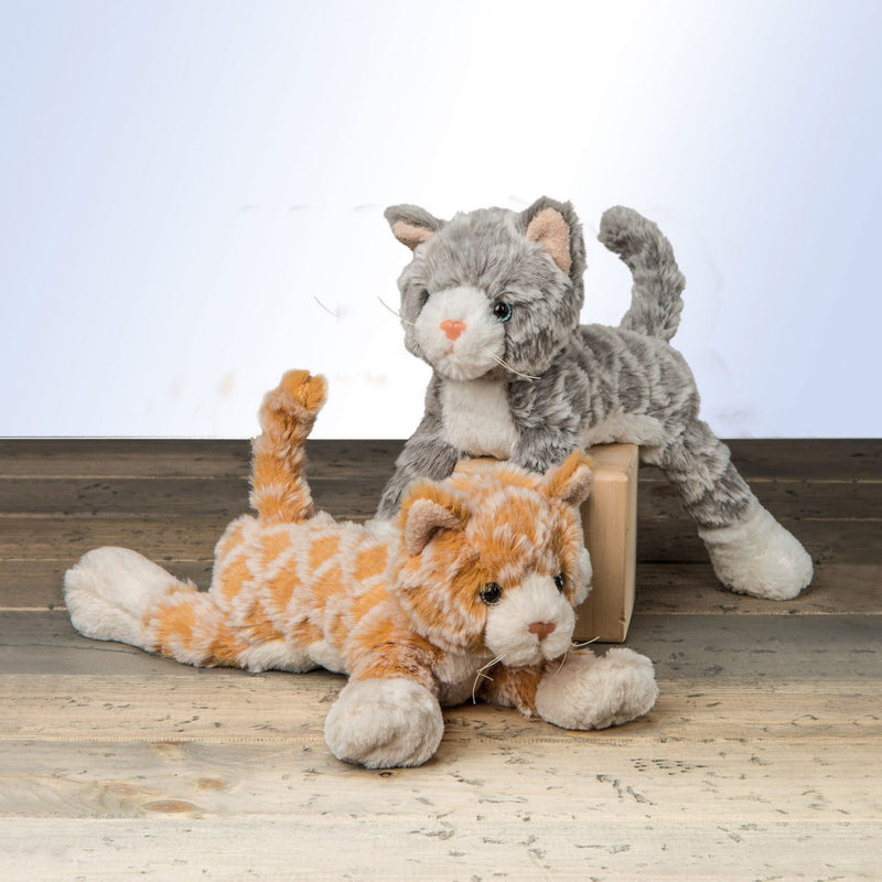 Mary Meyer FabFuzz - Waffles Kitten - Grey and Orange