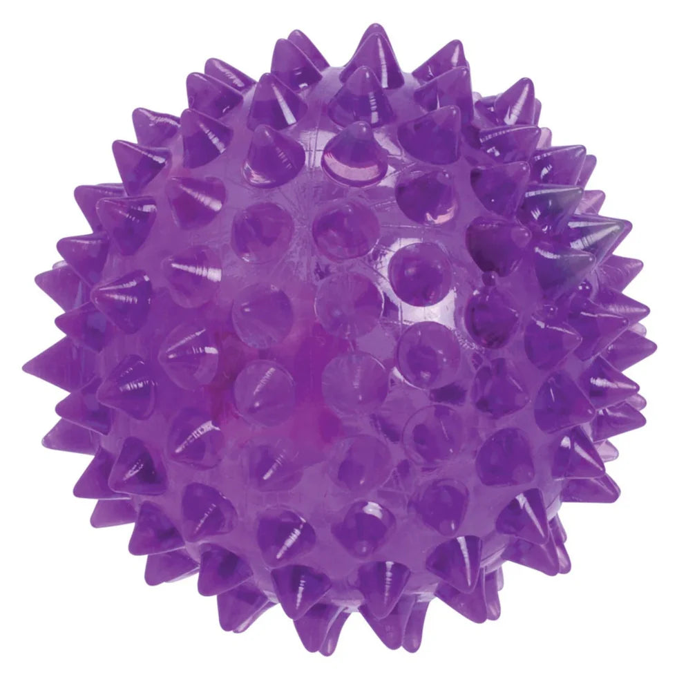 Toysmith Flashing Spiky Vall, Bouncy, Squeezy, Toy