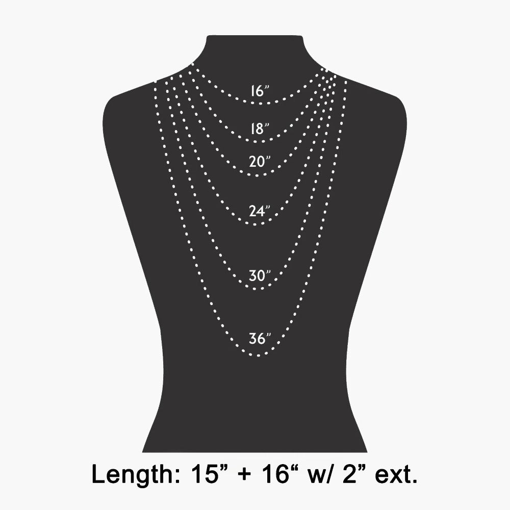 Fame Two Row Layered Chain Necklace