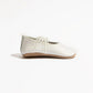 Freshly Picked Soft Sole Ballet Slipper Baby Shoe - Ivory Lace