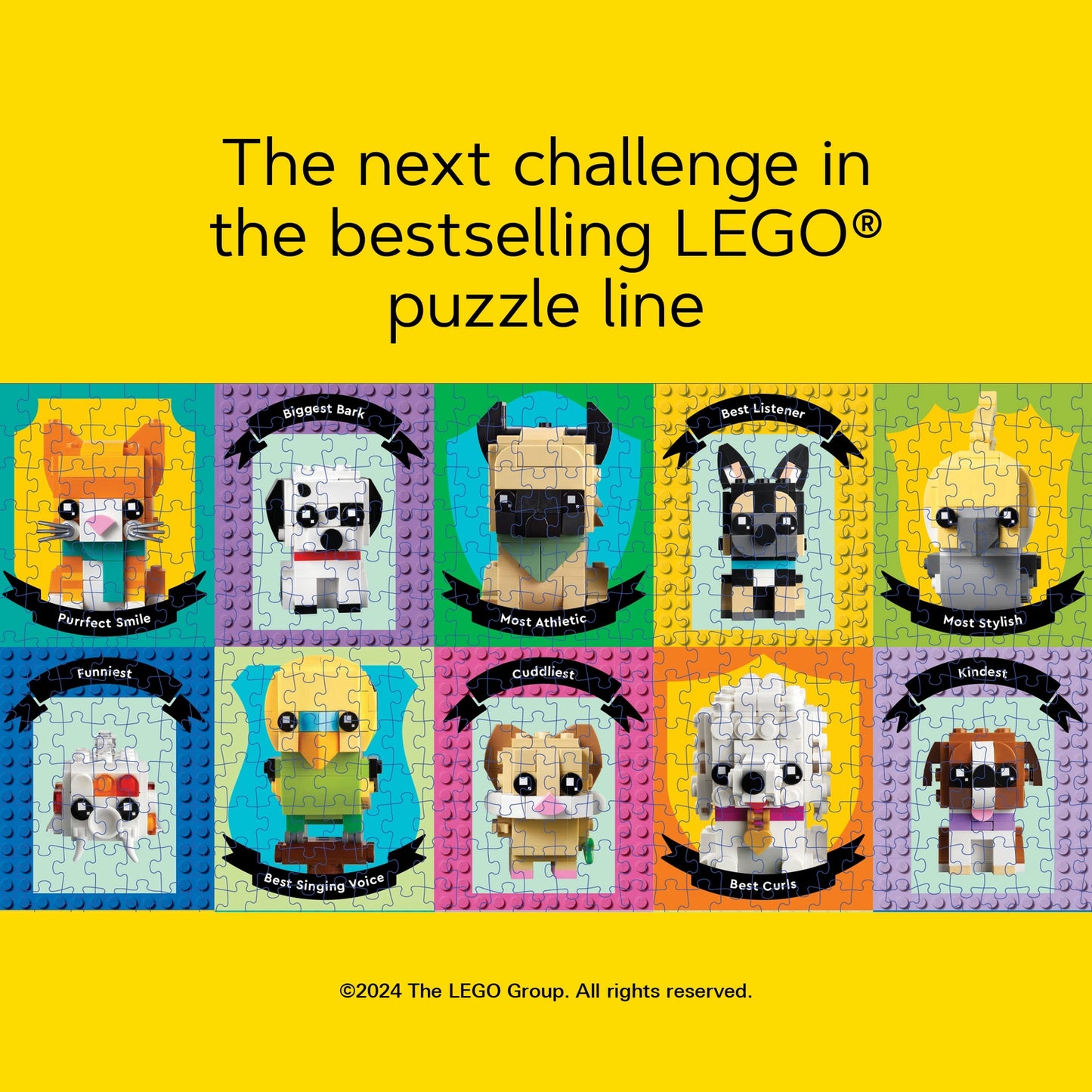 Chronicle Books Lego Pet Pals 1000-Piece Puzzle