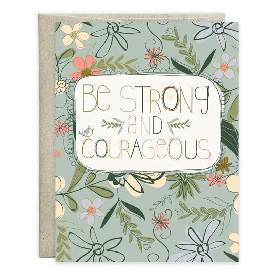 Gina B Designs With Scripture Thinking of You Card - Courageous Floral