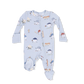 Angel Dear Bamboo 2 Way Zipper Footie - Baseballs Playing Baseball