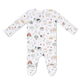 Angel Dear Bamboo 2 Way Zipper Footie - Cute Farm Animals Uni