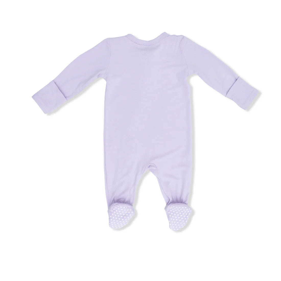 Angel Dear Bamboo 2 Way Zipper Footie - Solid Orchid Petal