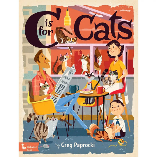 BabyLit Alphabet Primer Board Books - C is For Cats