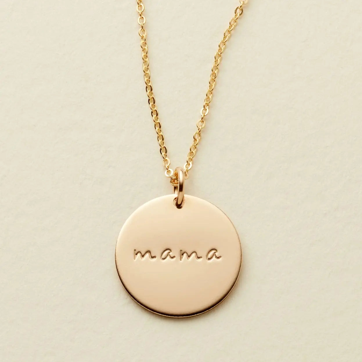 Made by Mary Mama Disc Necklace