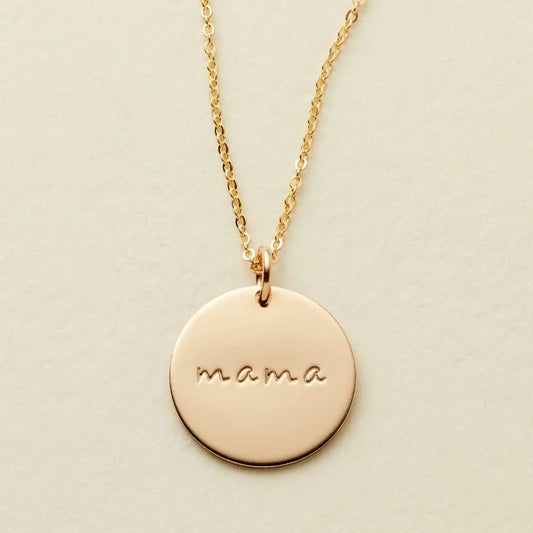 Made by Mary Mama Disc Necklace