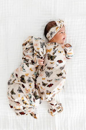 Lou Lou and Company Preemie Knotted Gown - Amelia