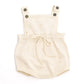 Viverano Organics Organic Cotton Milan Pastel Bobble Sweater Knit Baby Romper - Cream