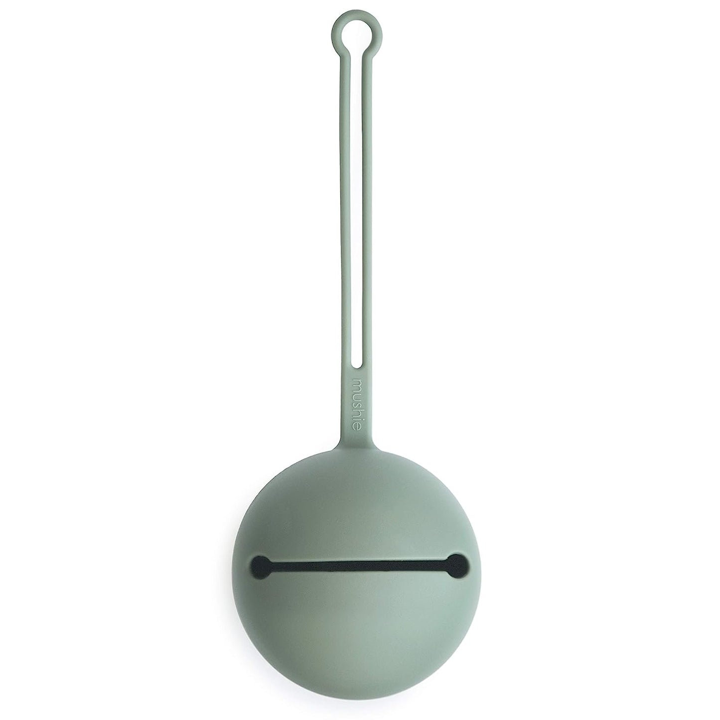Mushie Silicone Pacifier Holder Case - Cambridge Blue