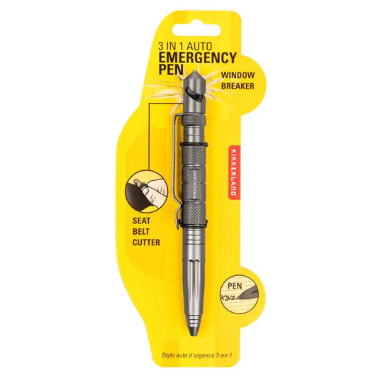 Kikkerland Design Inc 3-in-1 Auto Emergency Pen