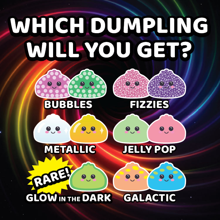 Novelty Brands Fun Doh 4" Mystery Dumpling Squishies