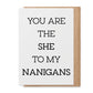 Paisley and Parsley Nanigans - Greeting Card