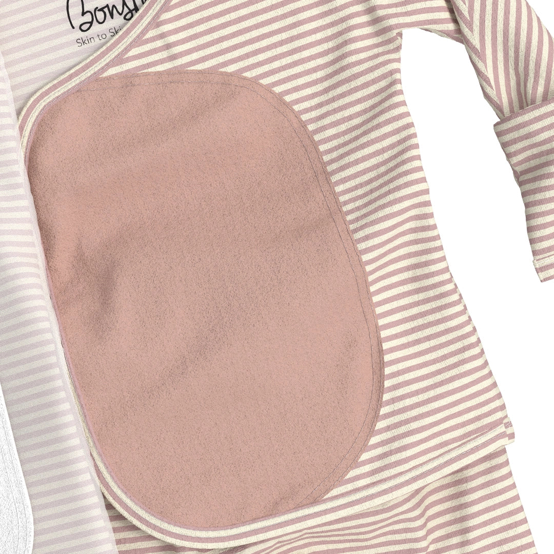 Bonsie Skin to Skin Babywear Footie - Berry Twist