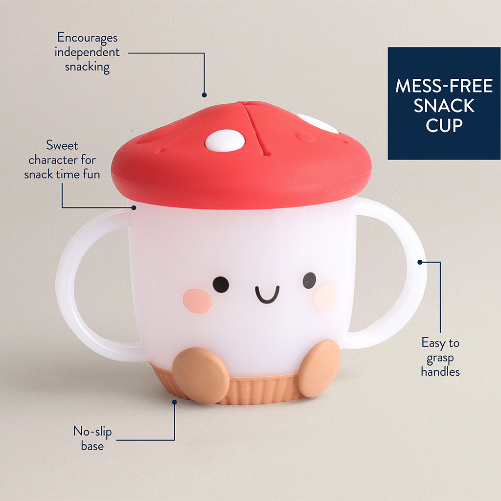 Itzy Ritzy Itzy Snack Cup - Ash the Mushroom