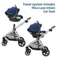 Maxi-Cosi Zelia2 Luxe 5-in-1 Modular Travel System with Mico Luxe - New Hope Navy