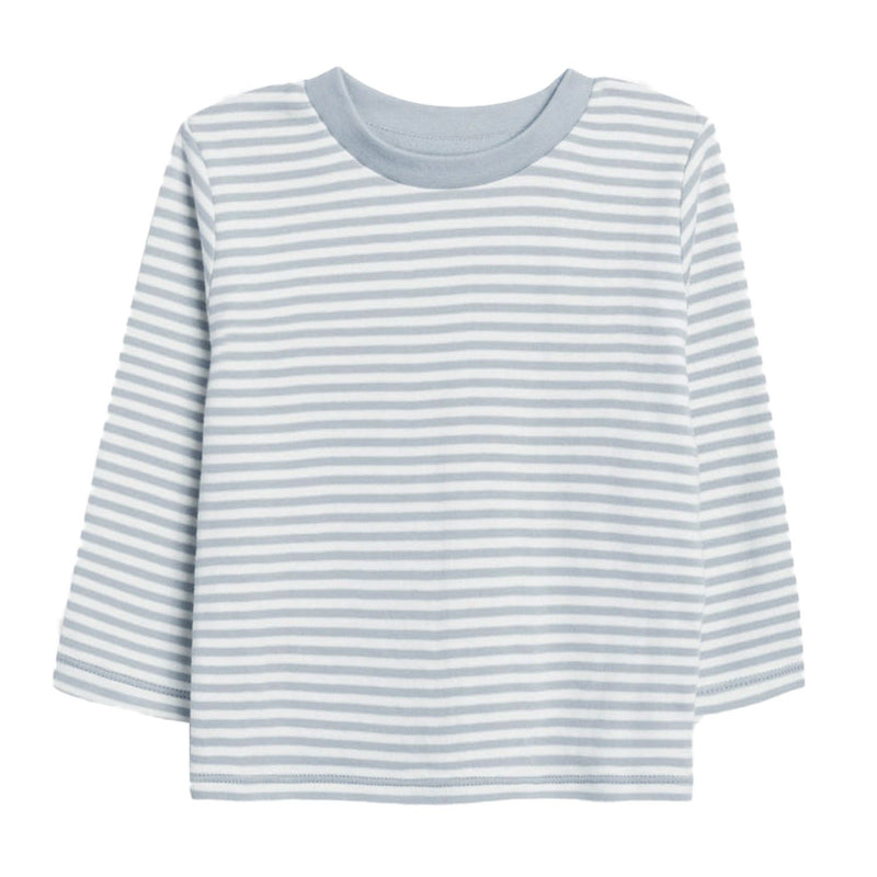 Colored Organics Turk Long Sleeve Crew - Mist Stripe