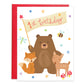 Gina B Designs Birthday Greeting Card - First Birthday Forest
