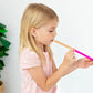 Little girl using Ryan and Rose Cutie Dose - Oral Liquid Dispenser - Lollipop