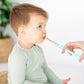 Mom gives baby medicine using Ryan and Rose Cutie Dose - Oral Liquid Dispenser - Lollipop
