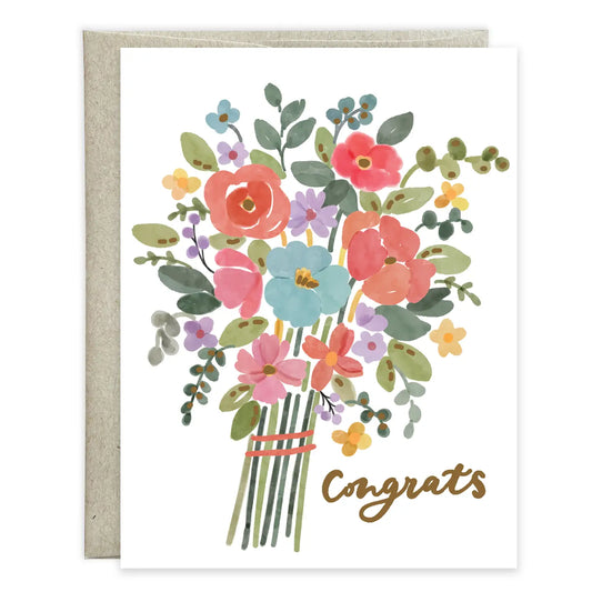 Gina B Designs Congratulations Greeting Card - Bouquet of Congrats
