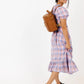 Fawn Design The Mini - Faux Leather Diaper Bag Travel Backpack Crossbody