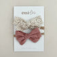 Emi Lei Nylon Stretchy Bow Headband Set