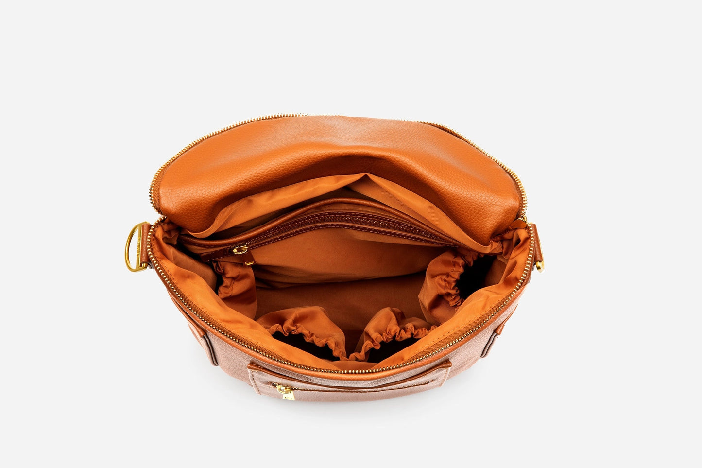 Fawn Design The Mini - Faux Leather Diaper Bag Travel Backpack Crossbody
