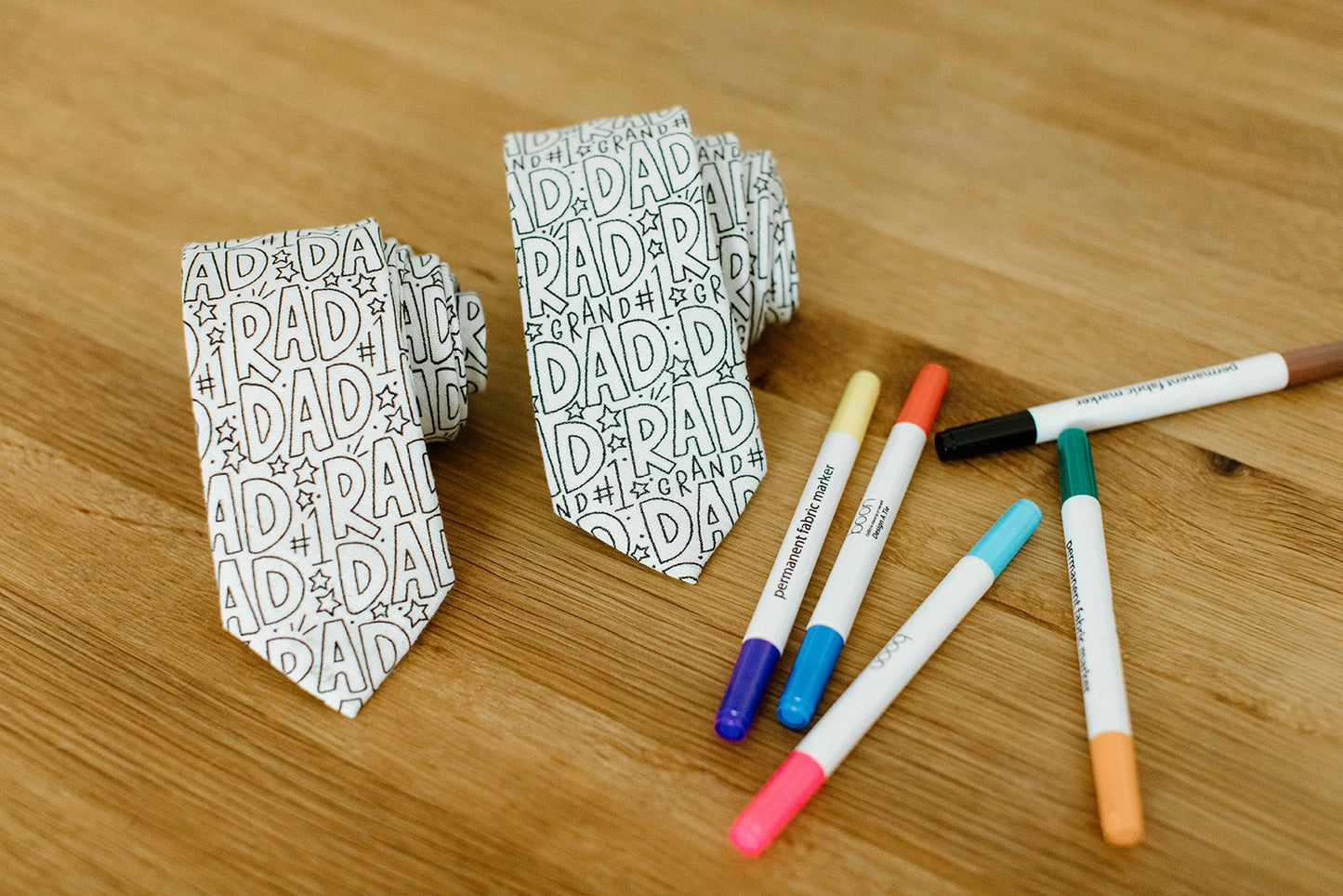 Boon Ties Rad Dad Coloring Tie
