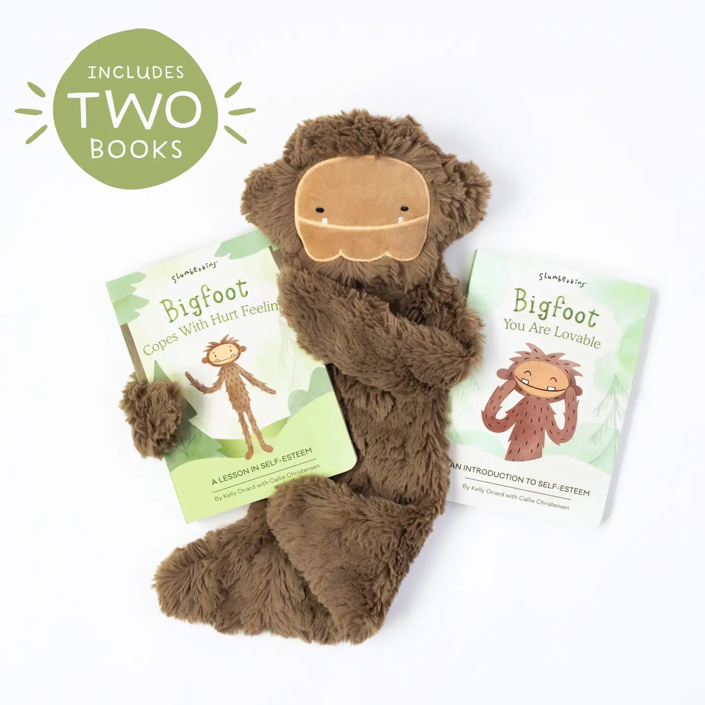 Slumberkins Plush Snuggler Set - with 2 books!