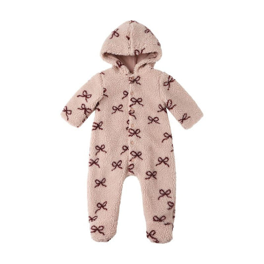 Rylee and Cru Fleece Jumpsuit - Bows