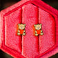 Pierced Co Teddy Bear Earrings