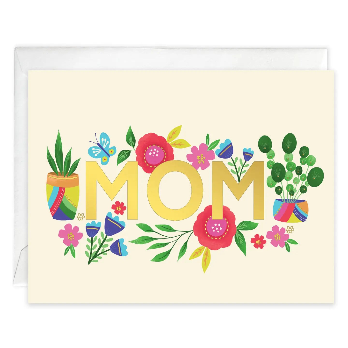 Gina B Designs Mother's Day Greeting Card - Mom Plants/flowers